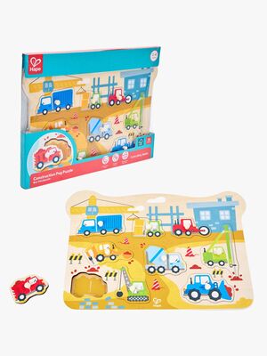 Hape Knoppussel Byggfordon 10 Bitar