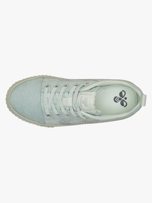 Hummel Base Court Glitter Jr Sneakers, Pale Aqua