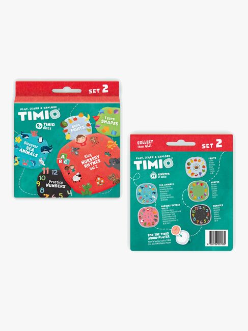 TIMIO Skivpaket 2, Siffror Former & Frukter 5-i-1