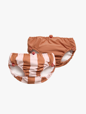 Nordbjörn Mölle 2-pack Badblöjor, Rosa Randig