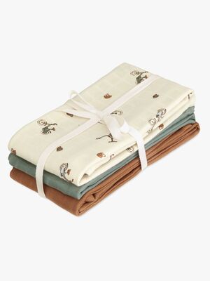 Cam Cam Copenhagen Muslinfiltar 3-Pack, Bicycles