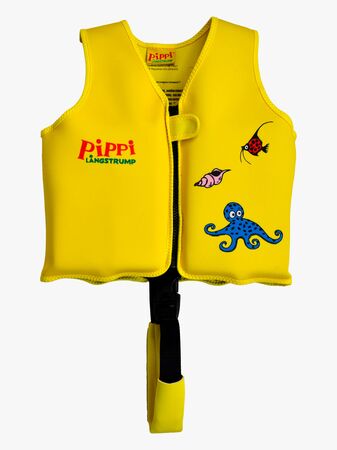 Swimpy Simväst Pippi Söderhavet 3-6 År 19-30 kg, Gul