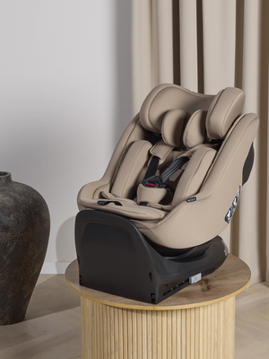 Beemoo Revolve i-Size Bilbarnstol inkl. Bas, Taupe