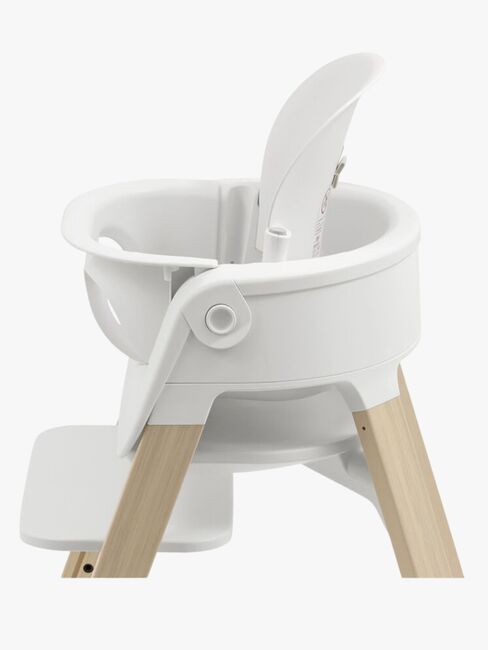 Stokke Steps Matstol, White Natural
