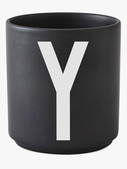 Design Letters Mugg Porslin Y, Svart