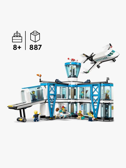 LEGO City 60502 Flygplats med flygplan