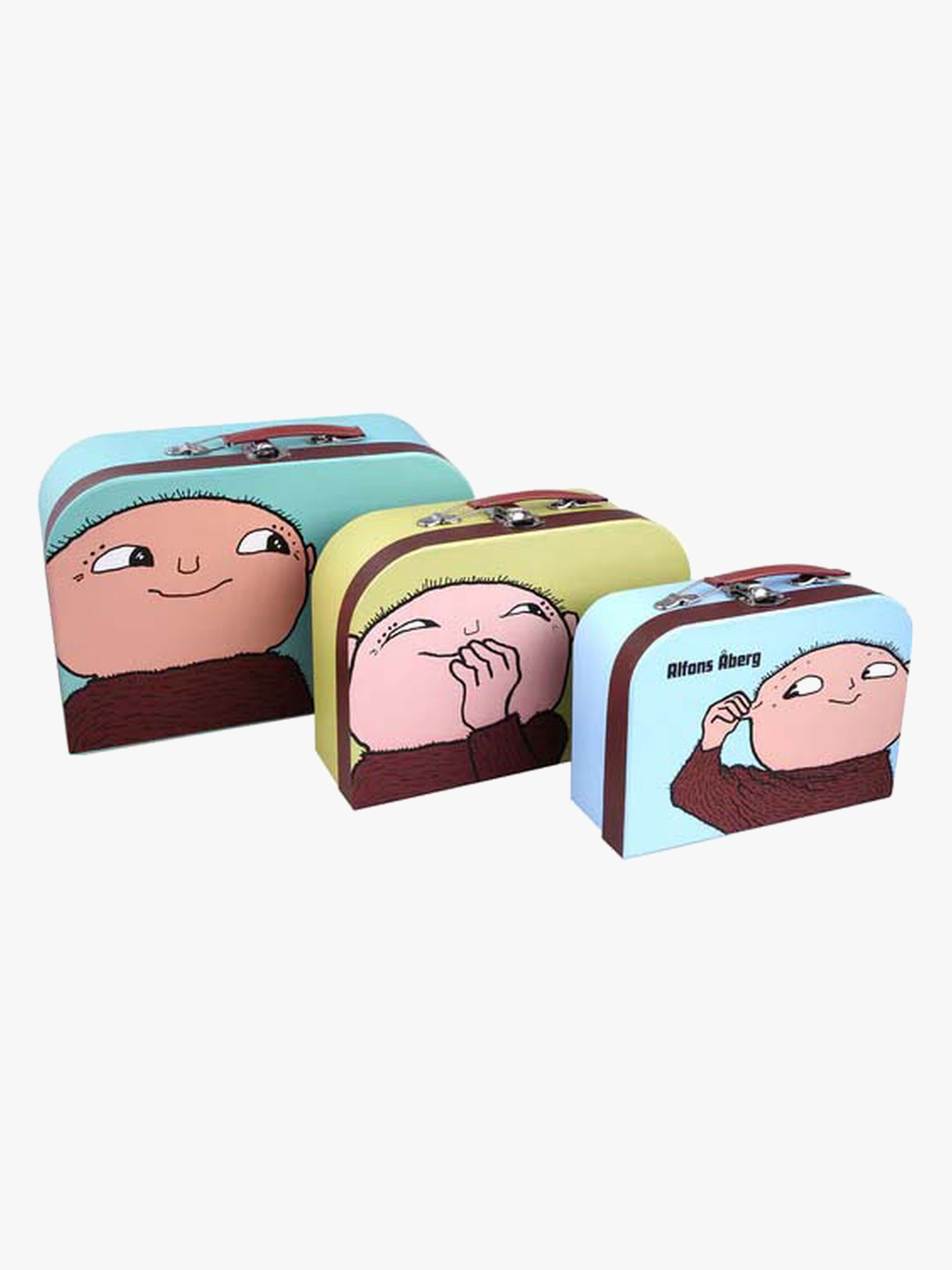 Barbo Toys Alfons Åberg Resväska Set 3-Pack