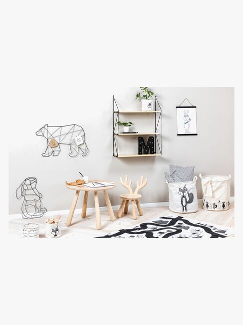 Minitude Bokstavslampa G, Svart