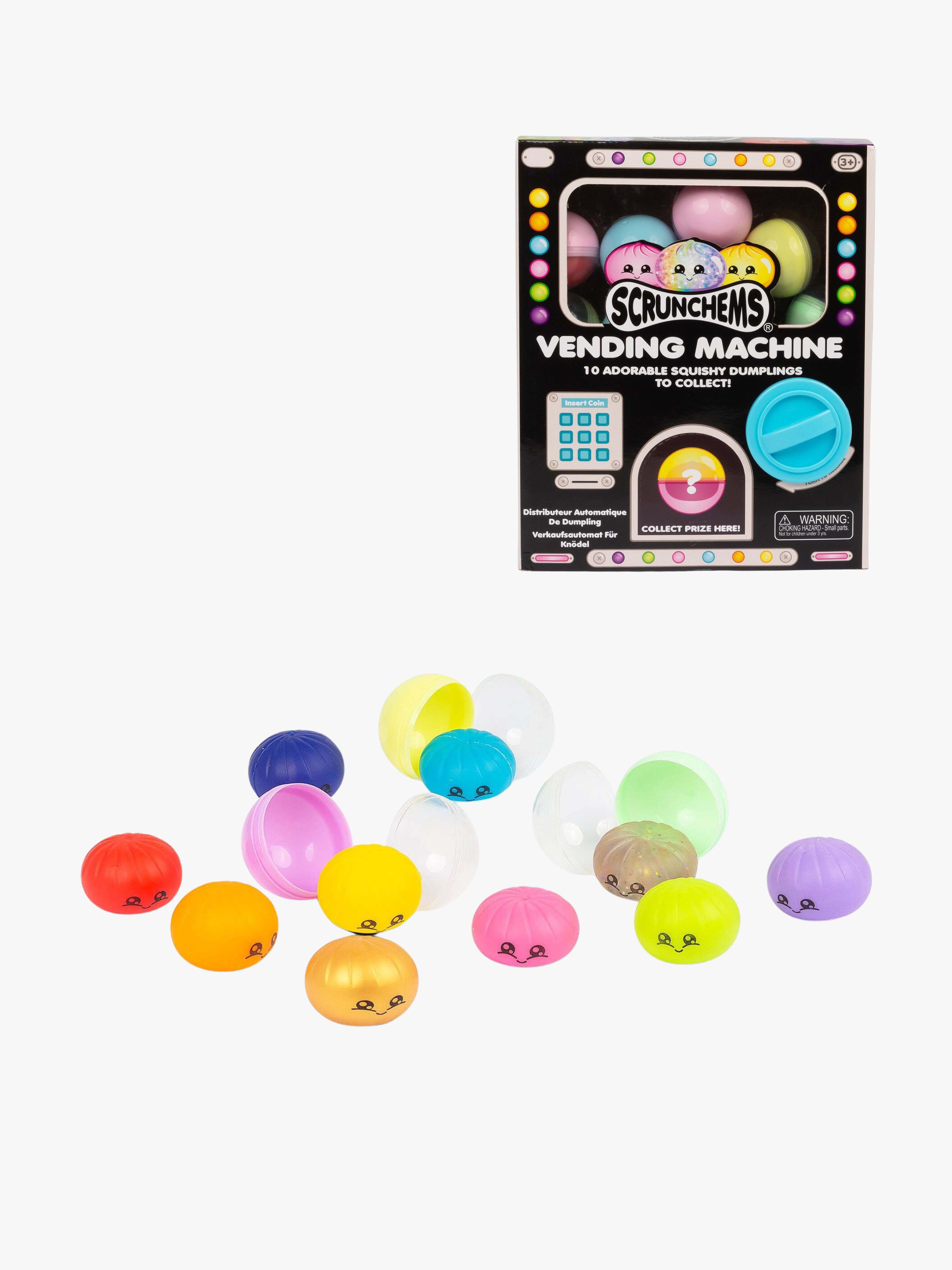 Scrunchems Fidgetset Dumpling Vending Machine, 10-Pack
