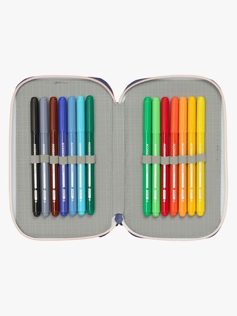 FC Barcelona  Fyllt Dubbelpennfodral 29 Delar, 2ª Equipment