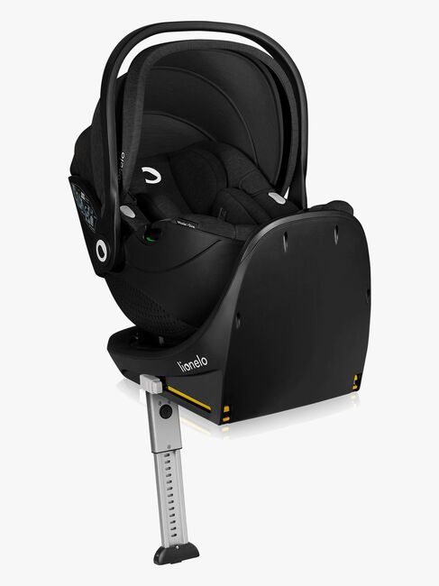 Lionelo Moxie i-Size Babyskydd inkl. Bas, Black Carbon