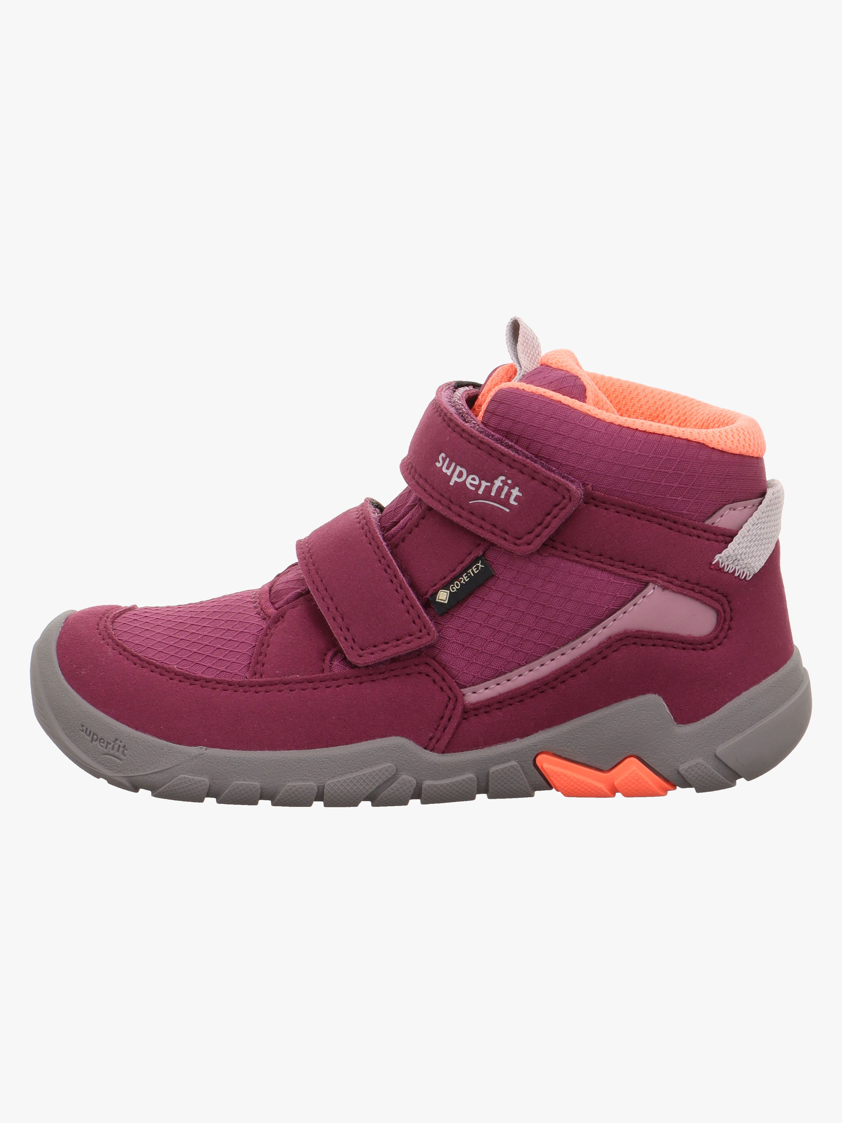 Superfit  Trace Mid GTX Fodrade Sneakers, Red/Orange, 25