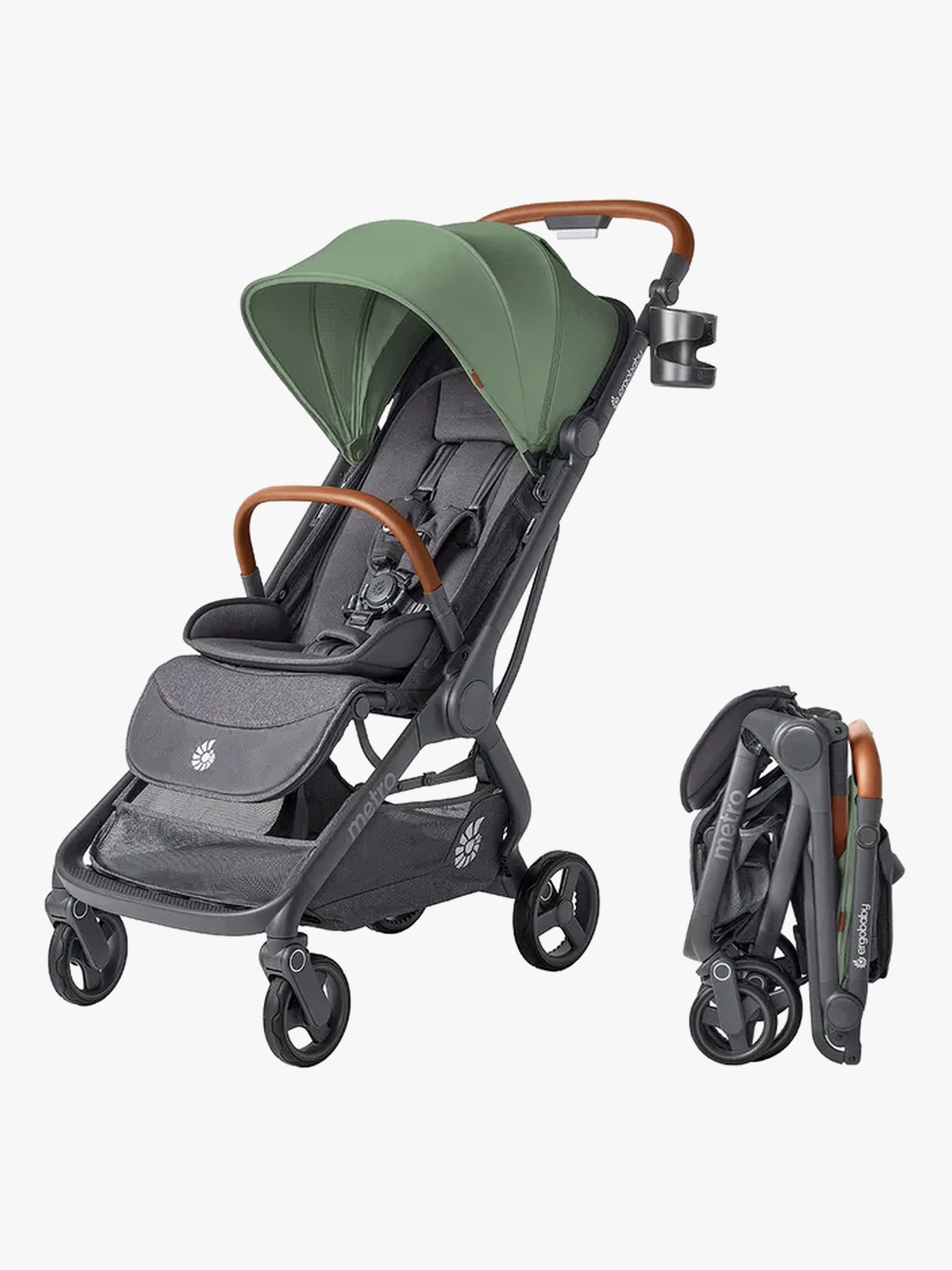 Ergobaby Metro 3 Deluxe Sulky, Willow Green