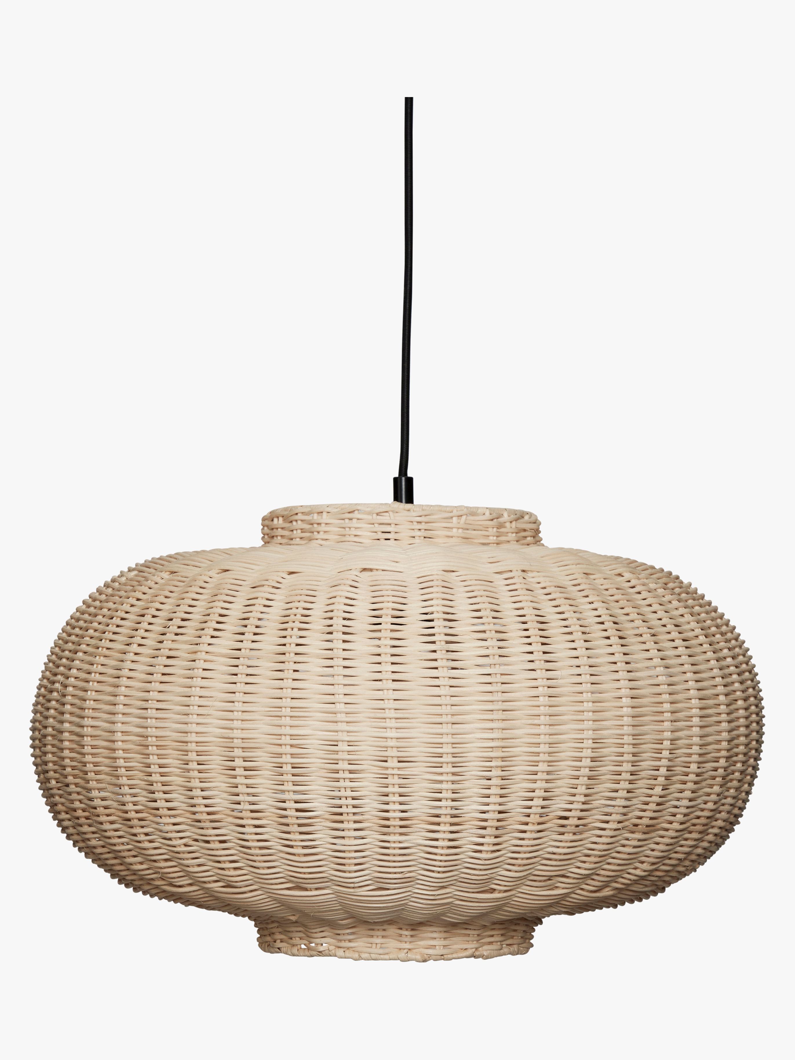 Hübsch Taklampa Chand Pendant Ellipse, Natural, Barnrum