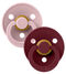 BIBS Napp Colour 2-pack Latex Storlek 1, Pink Plum/Elderberry