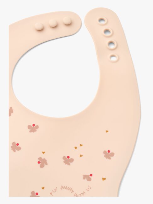 LIEWOOD Ember Mönstrad Haklapp 2-Pack, Mini Butterfly/Apple blossom