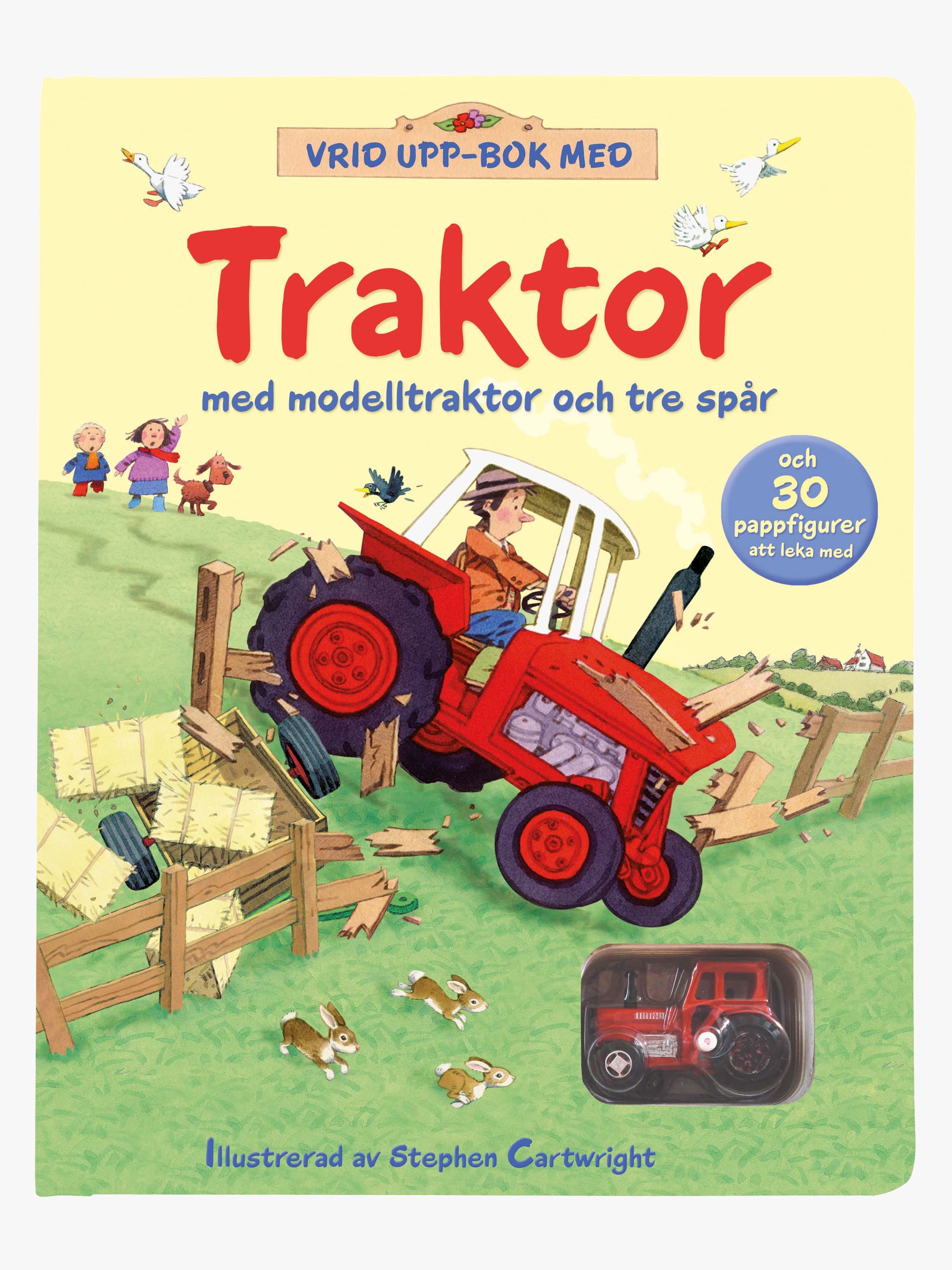 Vrid upp-bok med Traktor