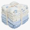 Pippi Muslinfilt 8-Pack, Celestial Blue
