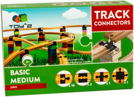 Toy2 Track Connectors Mellan Basic Pack