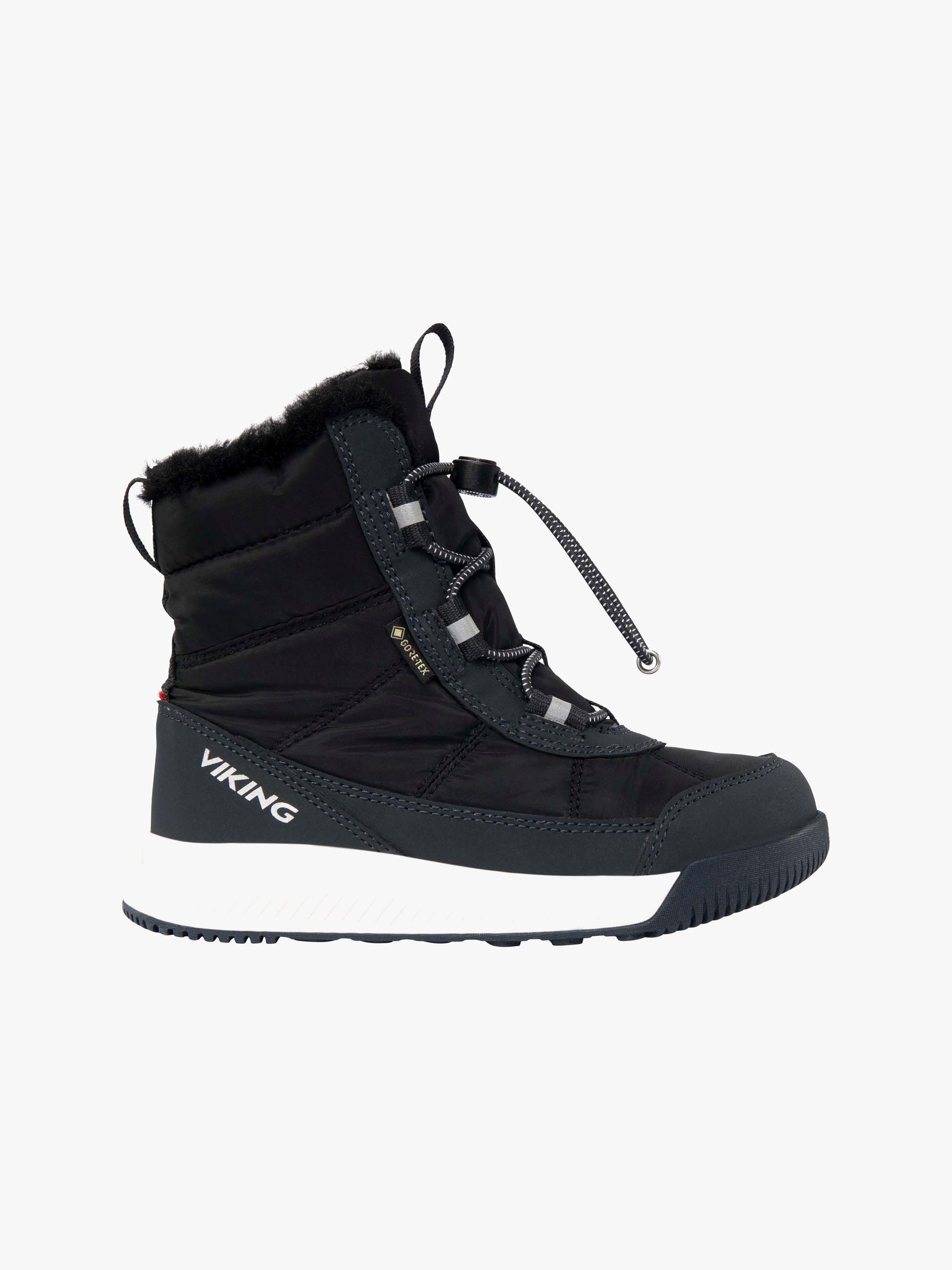 Viking Aery SL GTX Vinterkängor, Black/Charcoal, 30