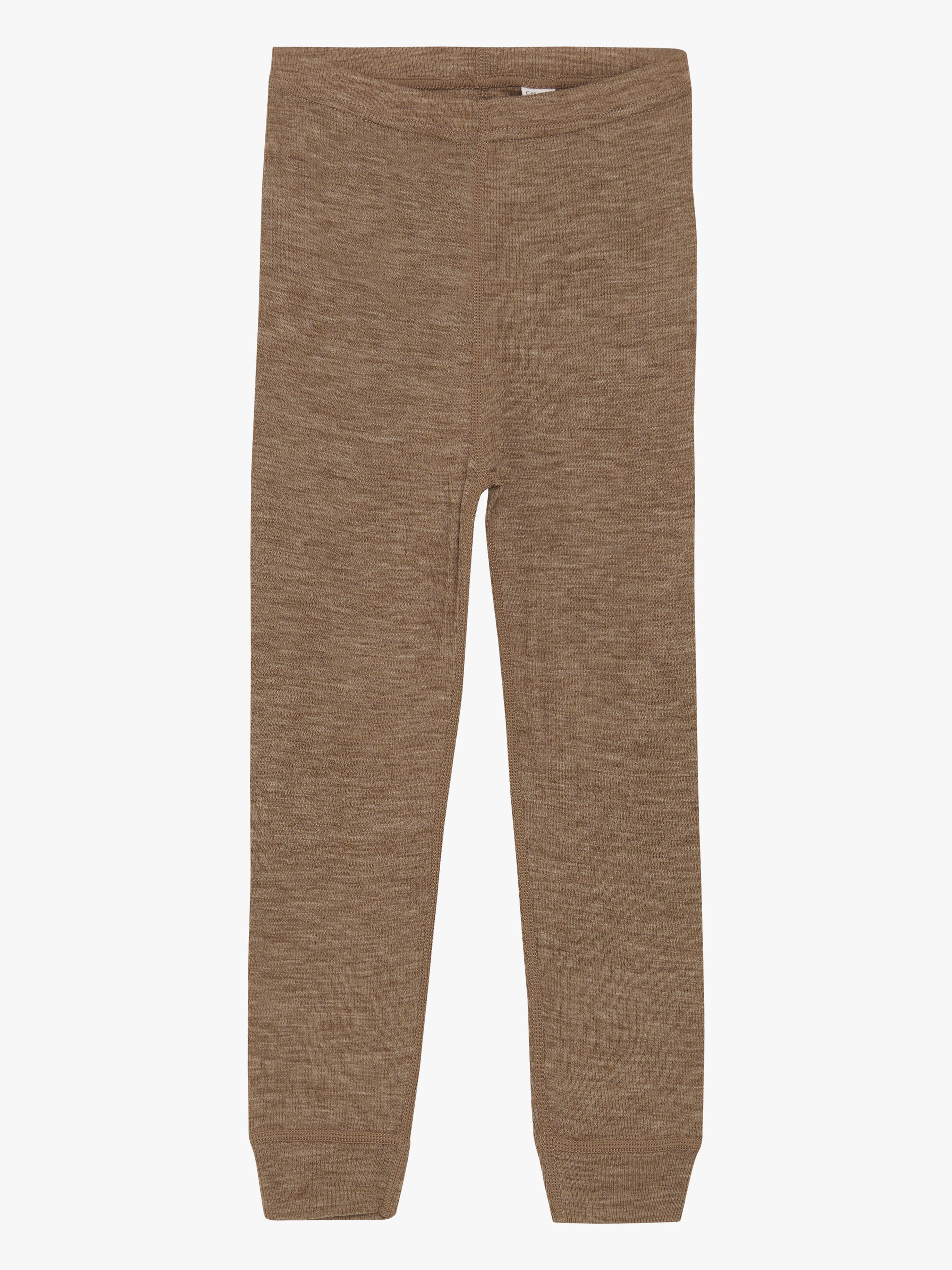 CeLaVi Leggings Merinoull, Cocoa Creme, 110