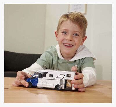 Dhl Delivery Truck Majorette - Grand Series - Mercedes Sprinter Benne - 15cm (Echelle 1/43ème) - Sons Et Lumières - Dès 3 Ans - 213742001002 Street Sweeper Toy