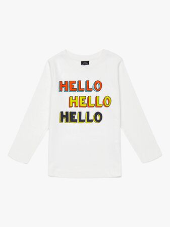 Luca & Lola Gabriel Långärmad T-Shirt, Offwhite