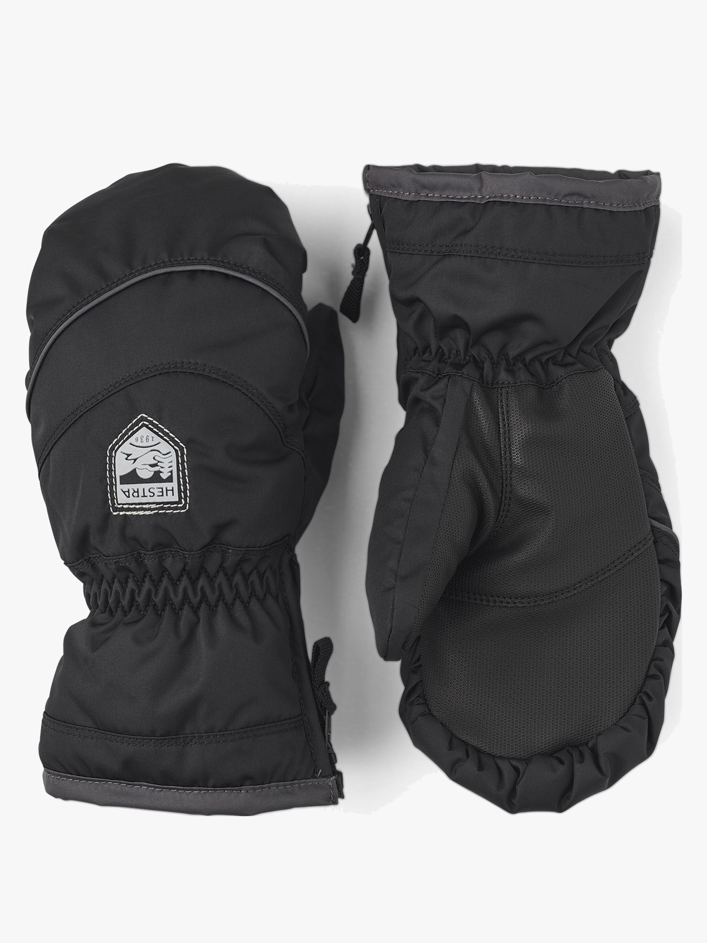 Hestra Sarri Zip JR Vantar Black/Grafit 5
