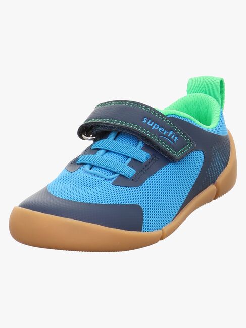 Superfit Vento Barefoot Sneakers, Blå/Ljusgrön