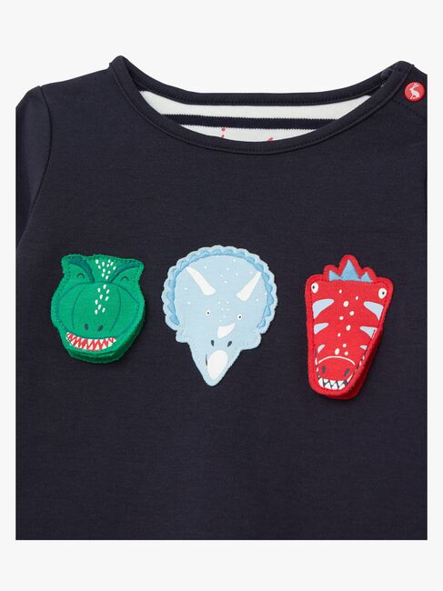 Tom Joule Chomp T-shirt, Navy Dinosaur