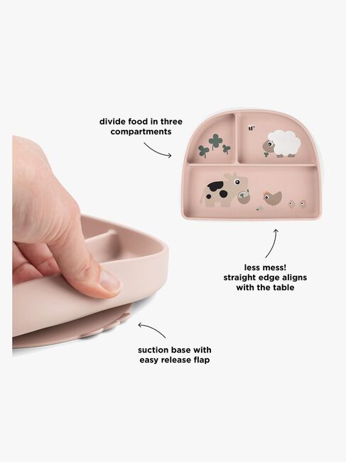 Done By Deer Tiny Farm Delad Tallrik, Powder