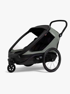 Hamax Outback Next Cykelvagn, Green/Black