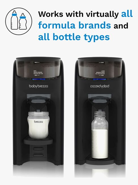 Baby Brezza Formula Pro Advanced Mjölkersättning- och Vällingmaskin, Black