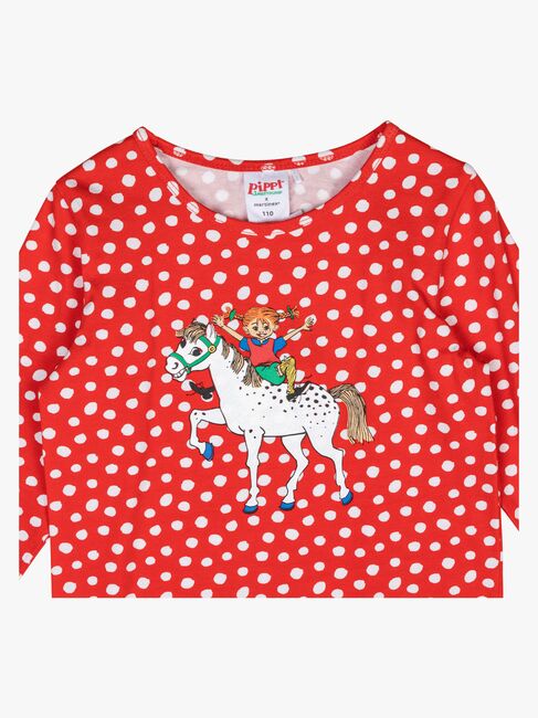 Pippi Långstrump  Långärmad Tröja, Red