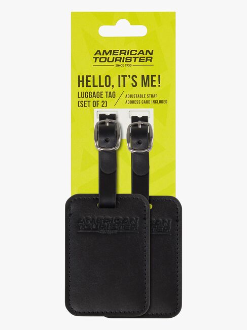 American Tourister Bagagetag 2-Pack, Black