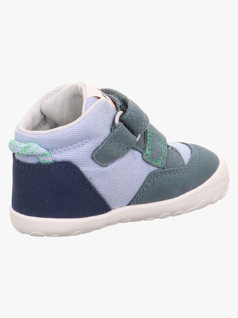 Superfit Flummi Barefoot Sneakers, Blå/Ljusgrön