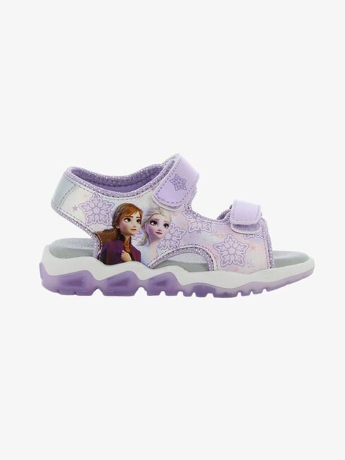 Disney Frozen Blinkande Sandaler, Lilac/Silver