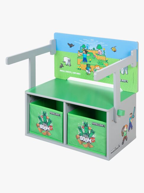 Minecraft Fällbar Förvaringsbänk med Bord, Multi