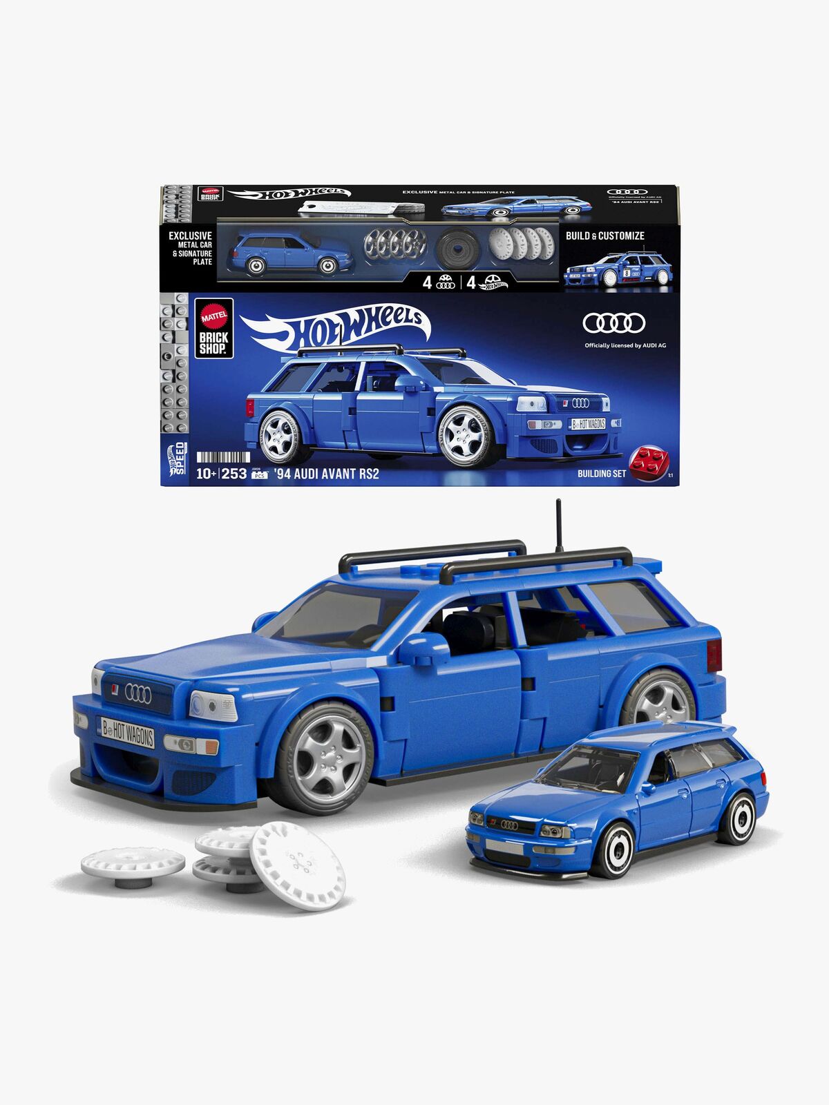 Mattel Brick Shop Hot Wheels Speed Series Byggset Audi Avant RS2 -94