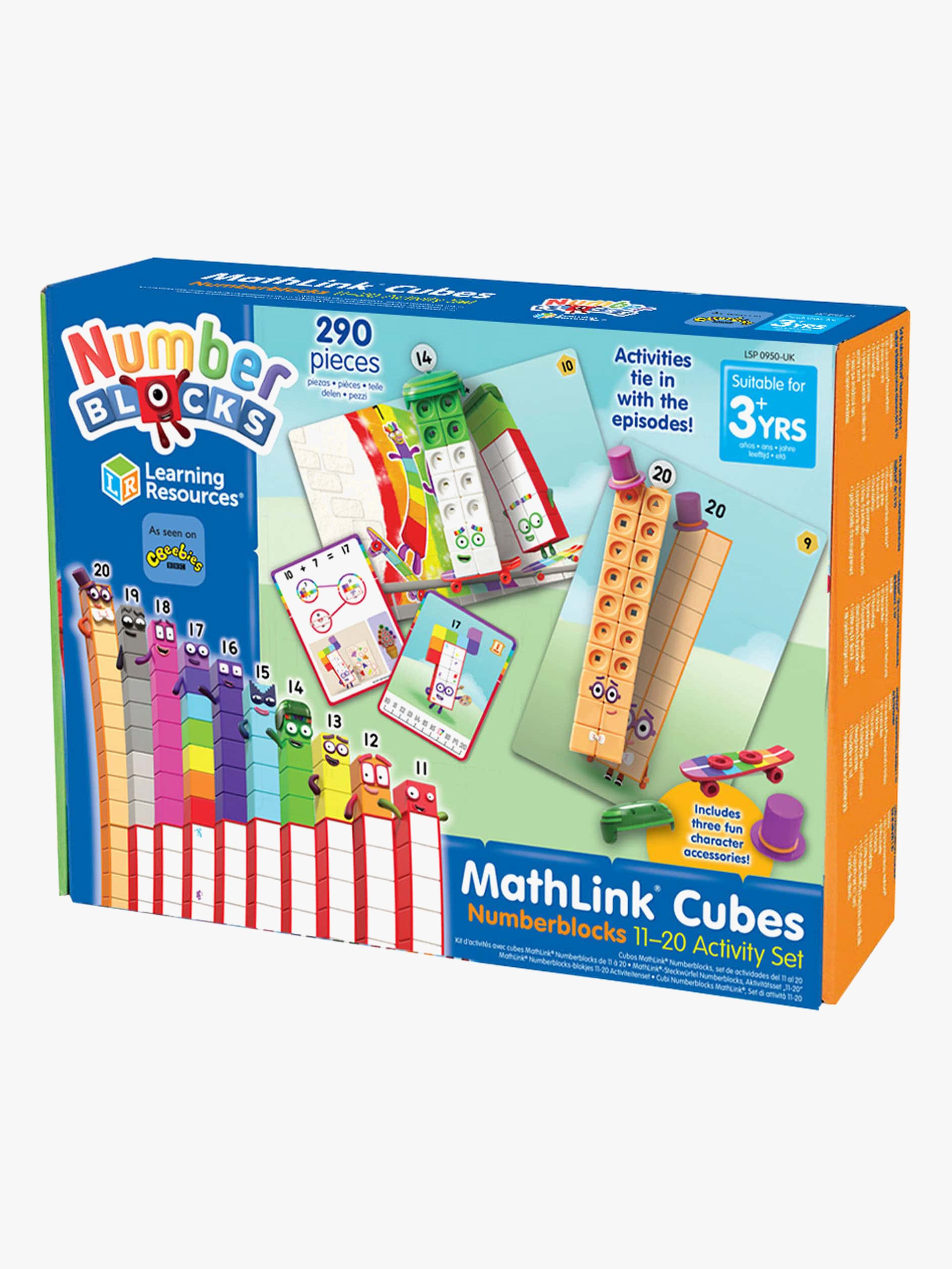 Learning Resources MathLink Numberblocks Matematikset 11-20 Kuber
