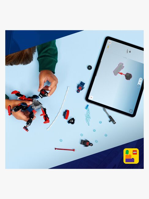 LEGO Super Heroes 76337 Miles Morales robot mot Spider-Man 2099