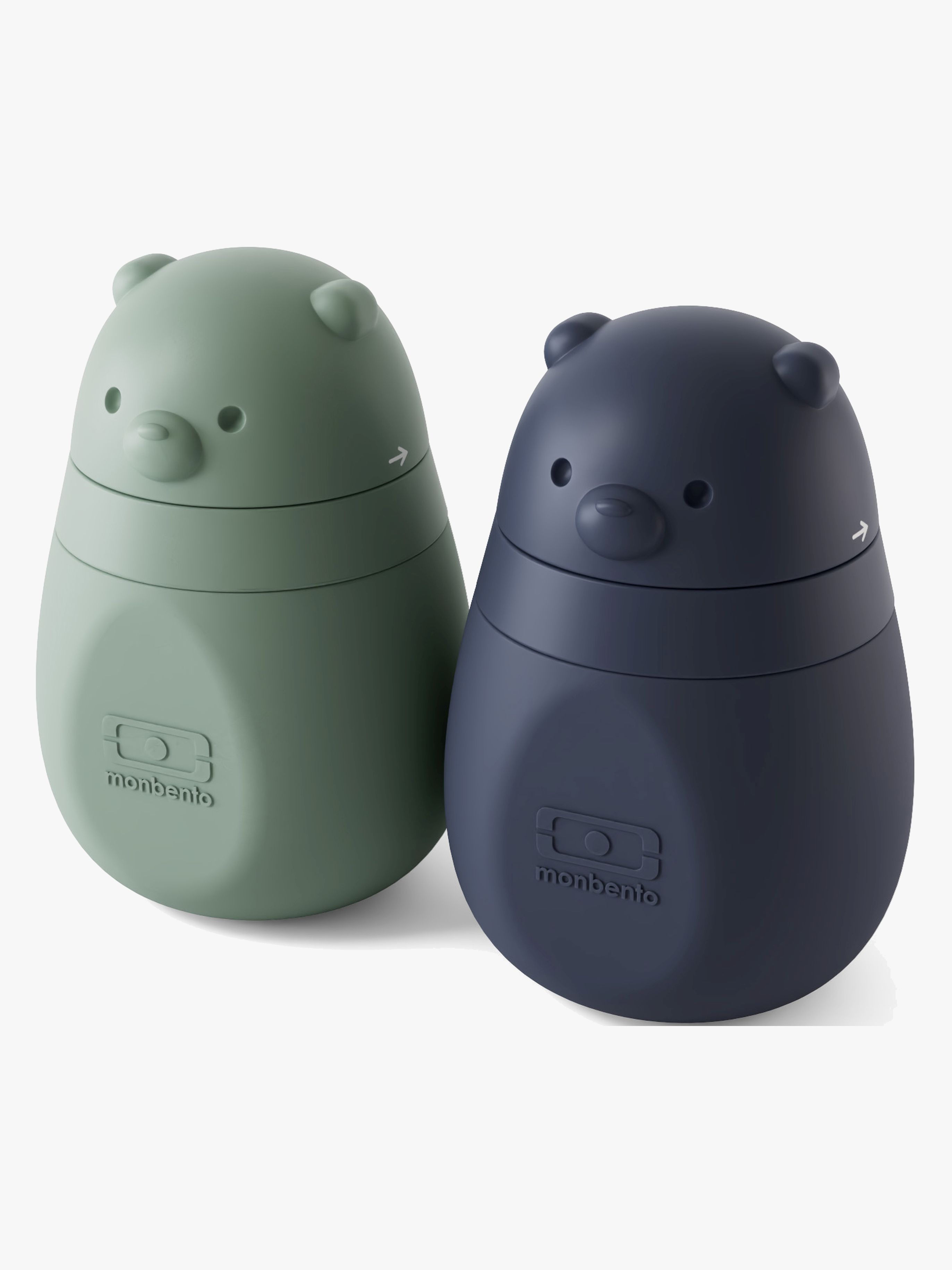 Monbento Yummy Klämmis 2-Pack, Natural Blue/Green