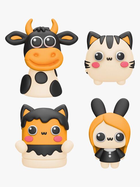 Just Dough Modellera Ko 57 g, 6-Pack