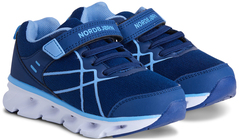 Nordbjørn Hampton Blinkande Sneaker, Blue