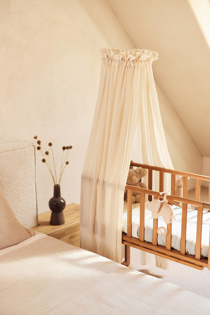 Jollein Sänghimmelstativ med Fäste, Vit