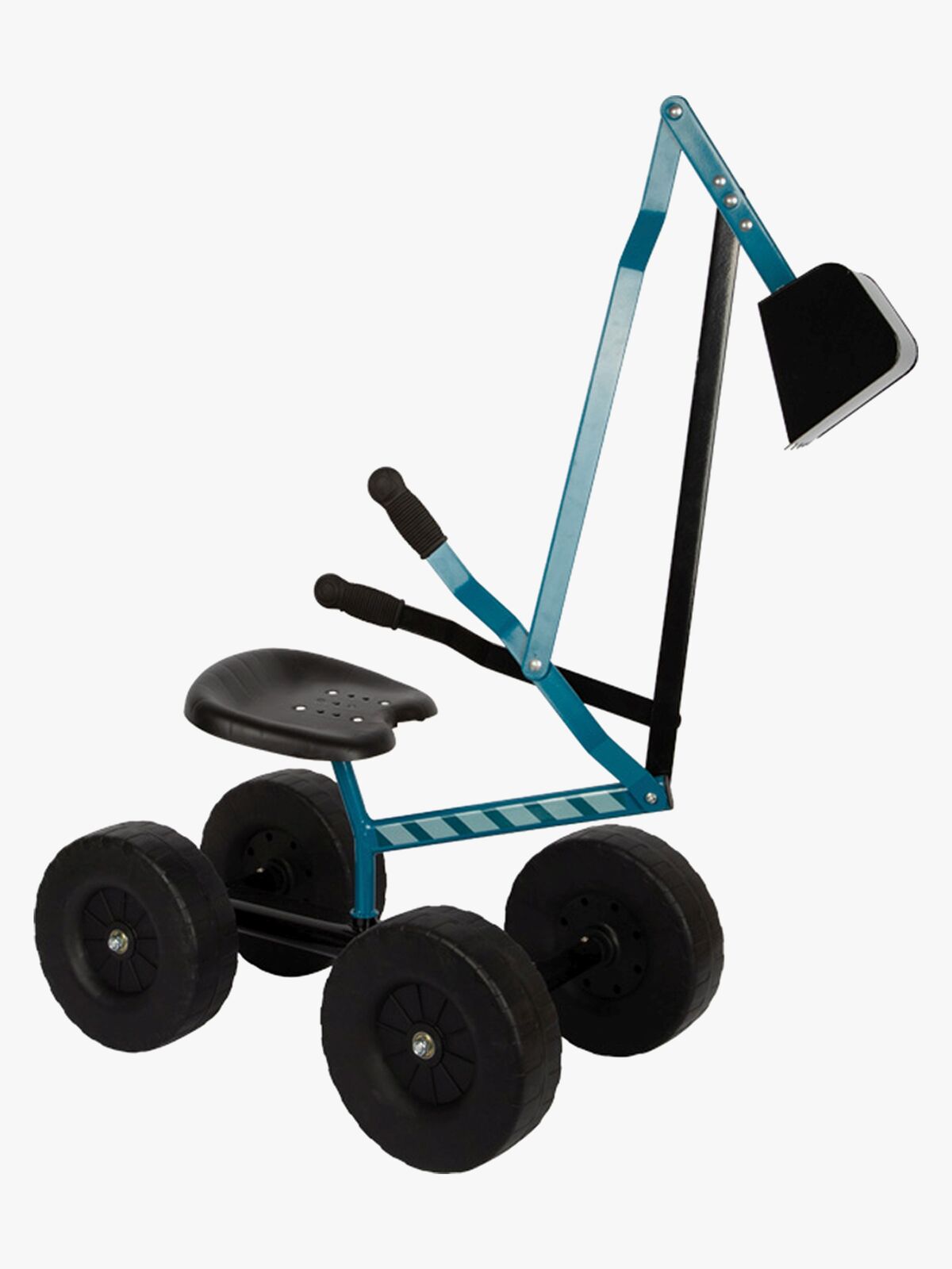 Small Foot Grävmaskin med Hjul, Blå