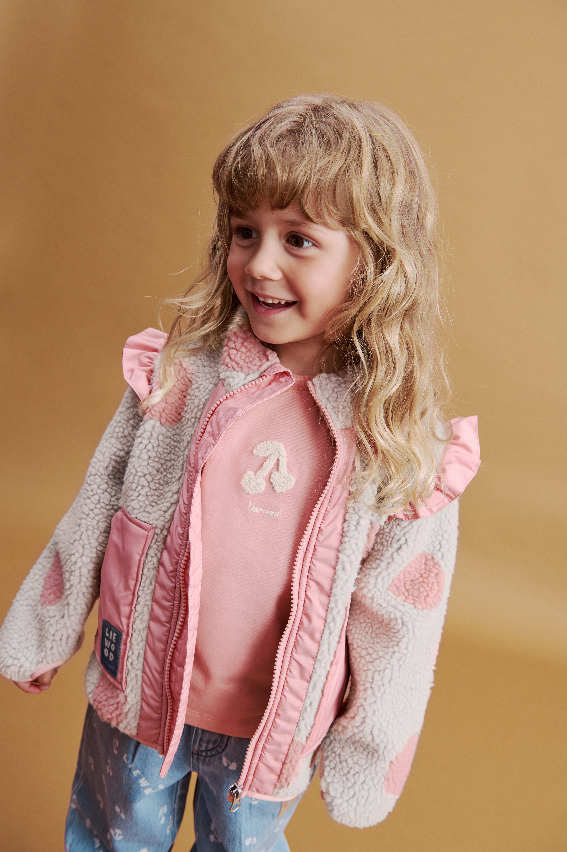 LIEWOOD Noam Pilejacka, Spot Dot Sandy/Rose Blush Mix, 104