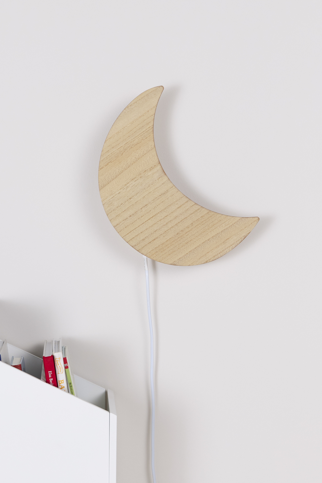 Alice & Fox SMILLA Vägglampa Måne, Natural