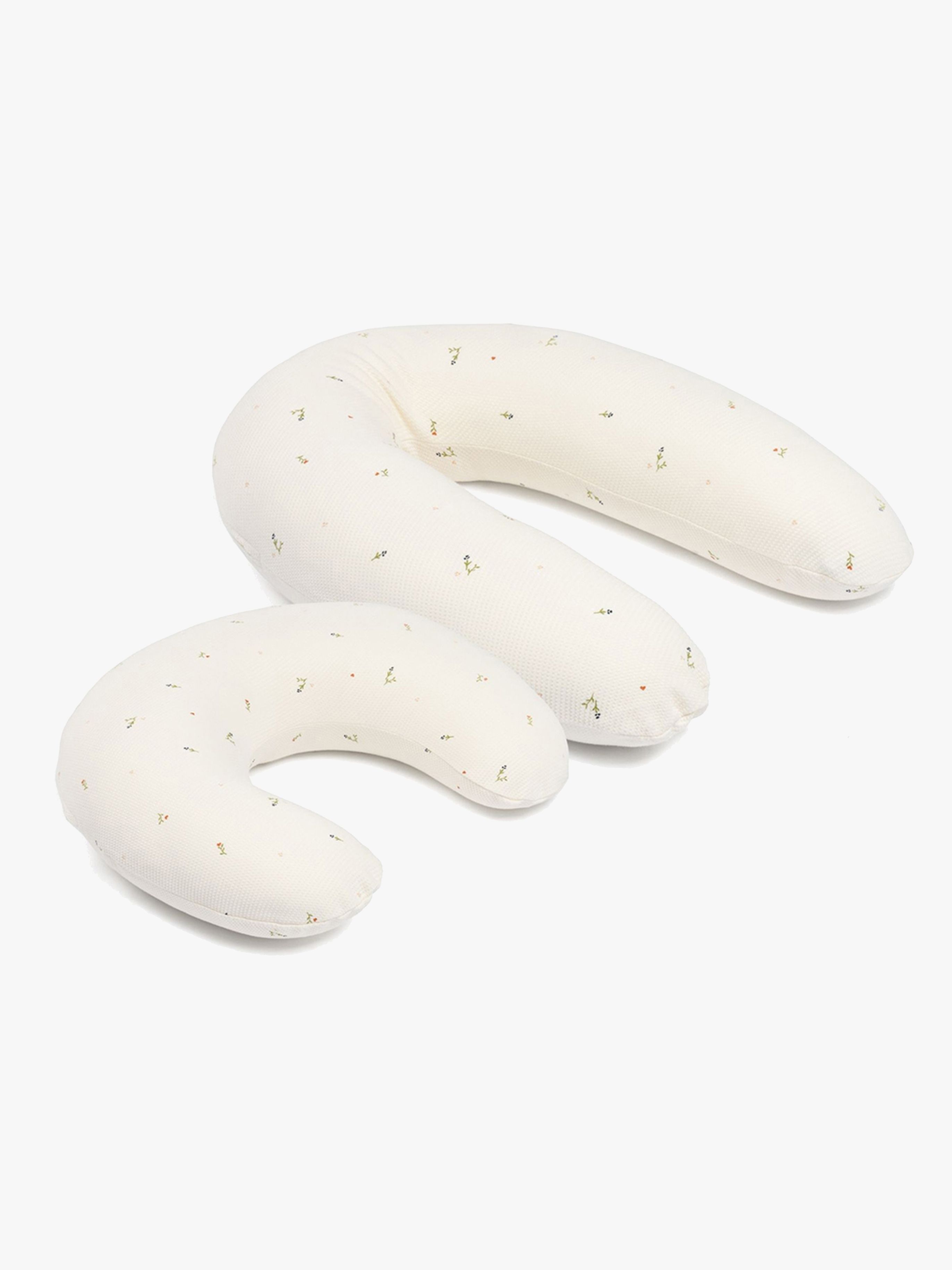 Doomoo Amnings- & Gravidkudde 2-i-1, Quilt Creme Blomma