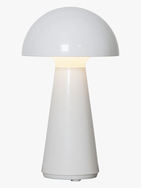 Star Trading Bordslampa Mushroom, Vit